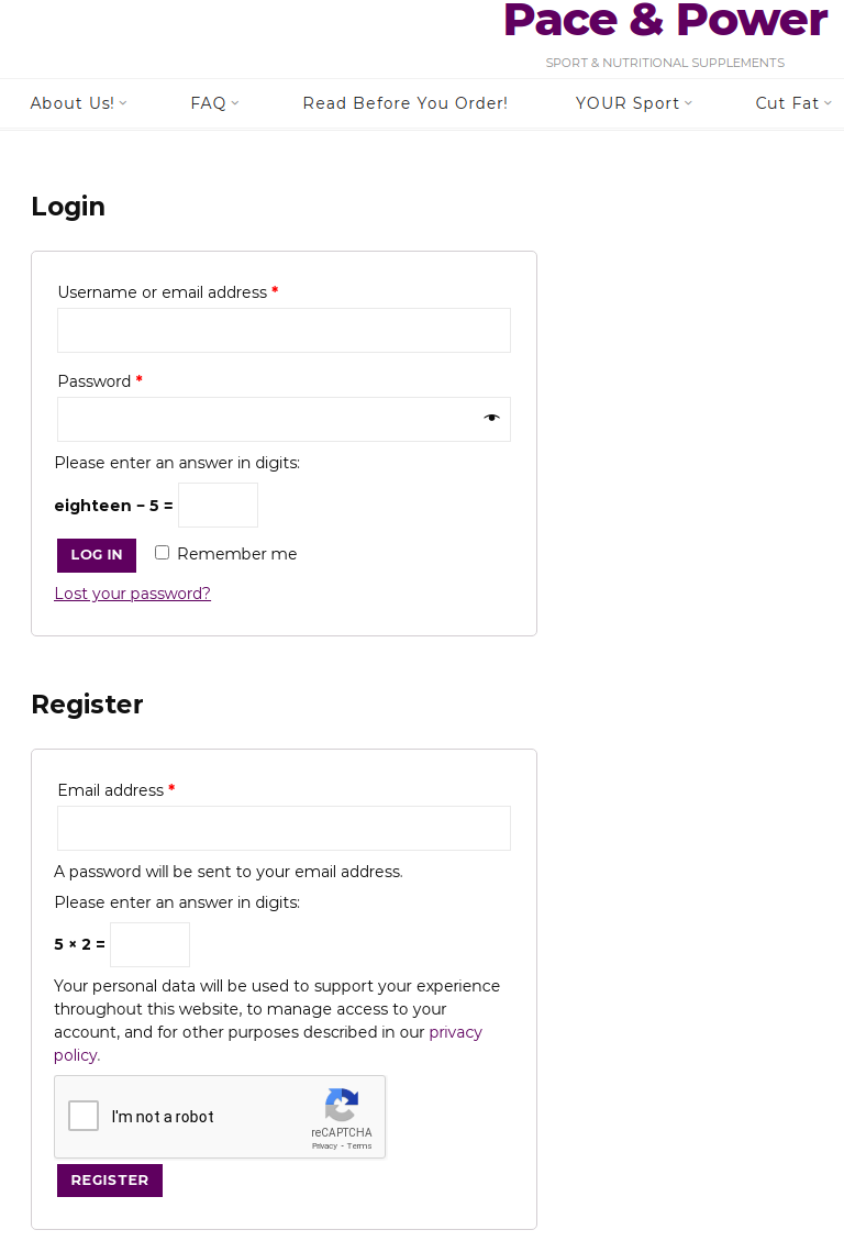 Login Page