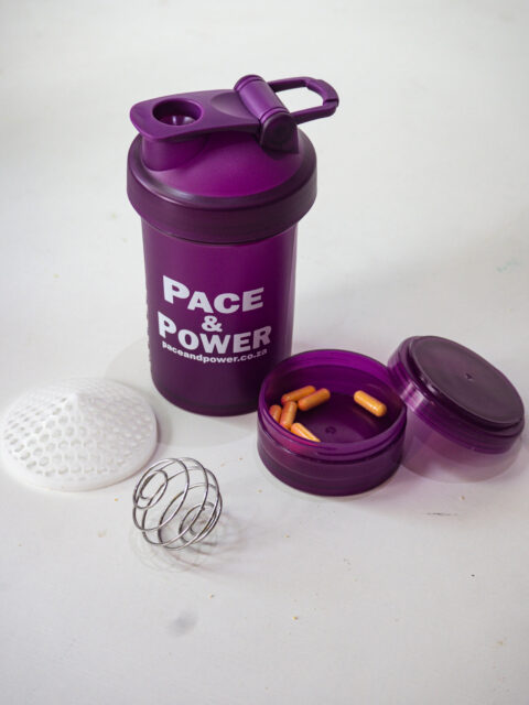 Pace & Power Shaker Bottle