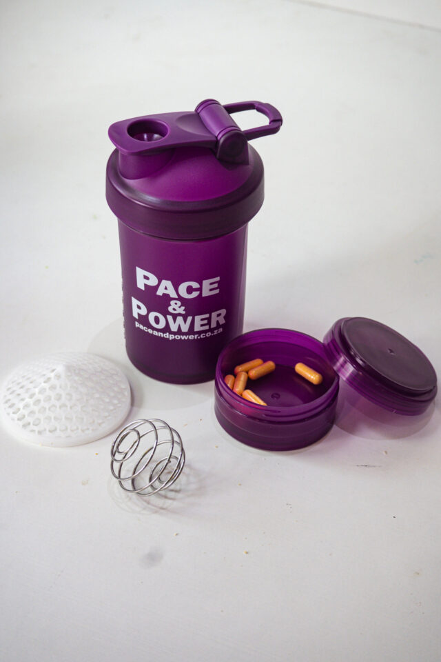 Pace & Power Shaker Bottle