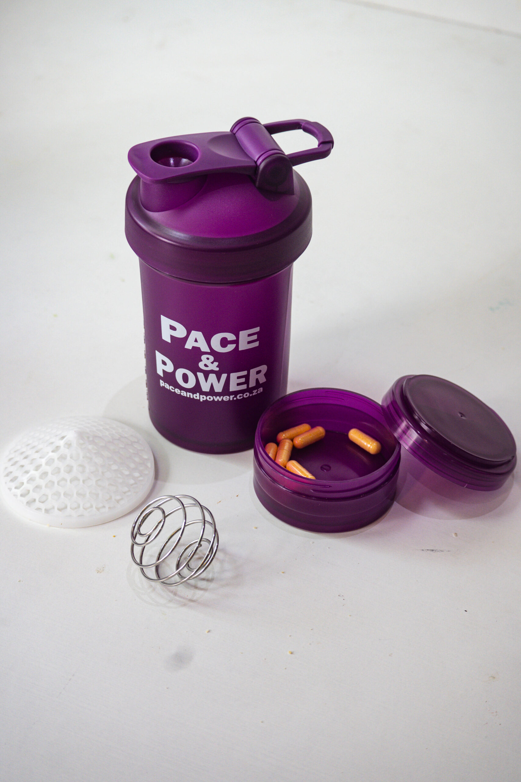 Pace & Power Shaker Bottle