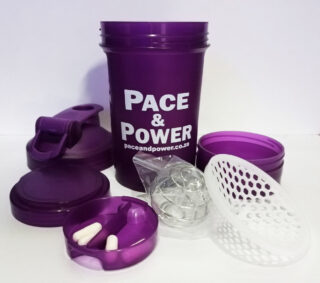 Pace & Power Shaker Bottle