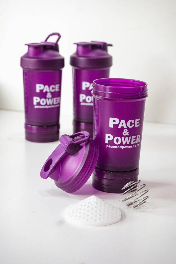 Pace & Power Shaker Bottle